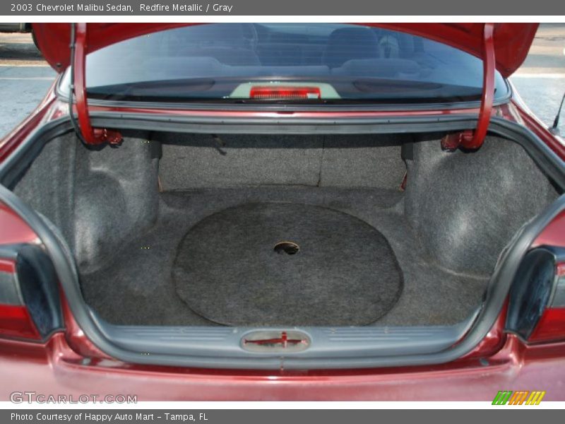 Redfire Metallic / Gray 2003 Chevrolet Malibu Sedan
