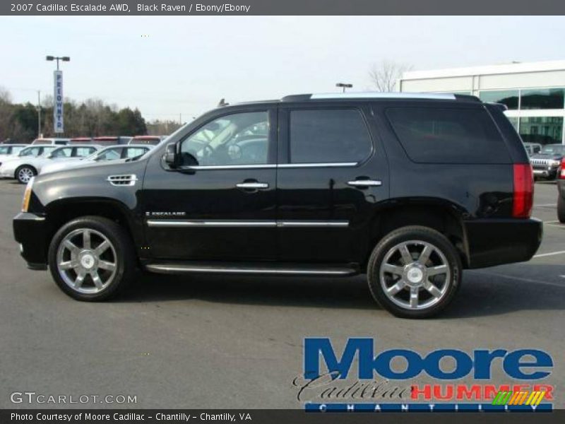 Black Raven / Ebony/Ebony 2007 Cadillac Escalade AWD