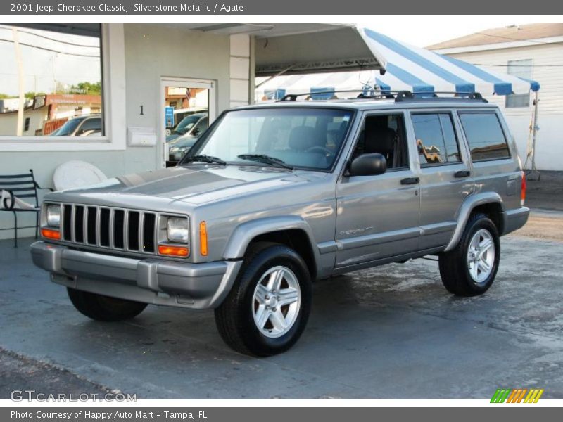 Silverstone Metallic / Agate 2001 Jeep Cherokee Classic