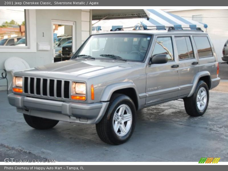 Silverstone Metallic / Agate 2001 Jeep Cherokee Classic