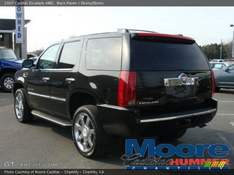 Black Raven / Ebony/Ebony 2007 Cadillac Escalade AWD