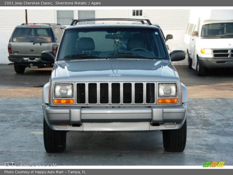 Silverstone Metallic / Agate 2001 Jeep Cherokee Classic