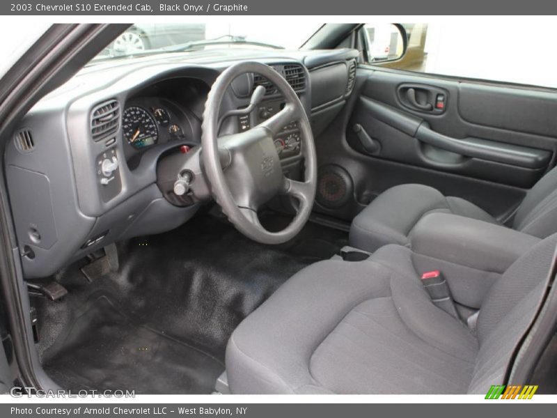  2003 S10 Extended Cab Graphite Interior