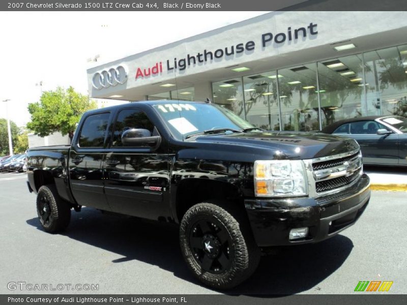 Black / Ebony Black 2007 Chevrolet Silverado 1500 LTZ Crew Cab 4x4