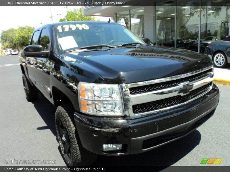 Black / Ebony Black 2007 Chevrolet Silverado 1500 LTZ Crew Cab 4x4