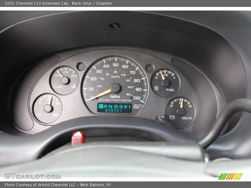  2003 S10 Extended Cab Extended Cab Gauges