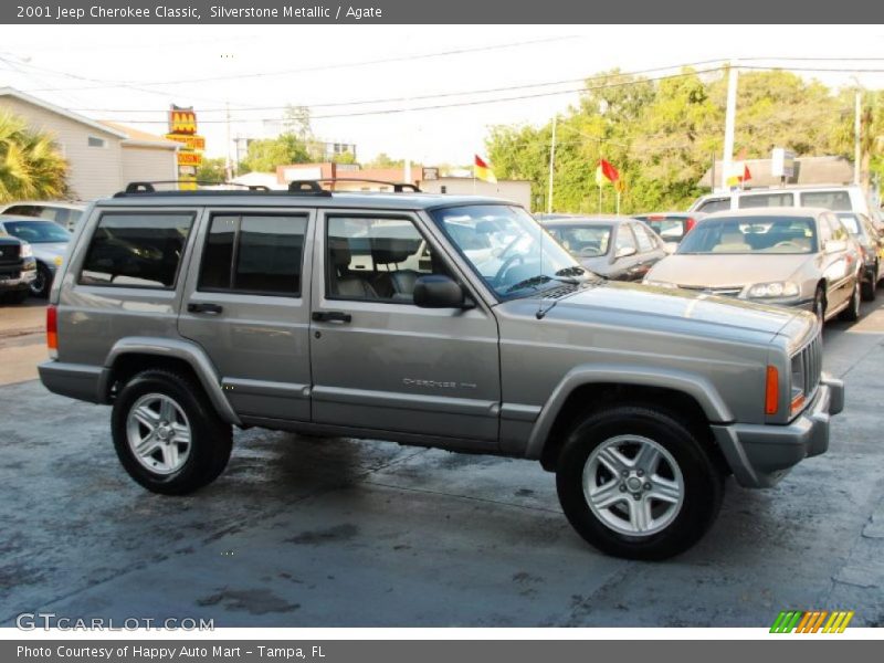 Silverstone Metallic / Agate 2001 Jeep Cherokee Classic