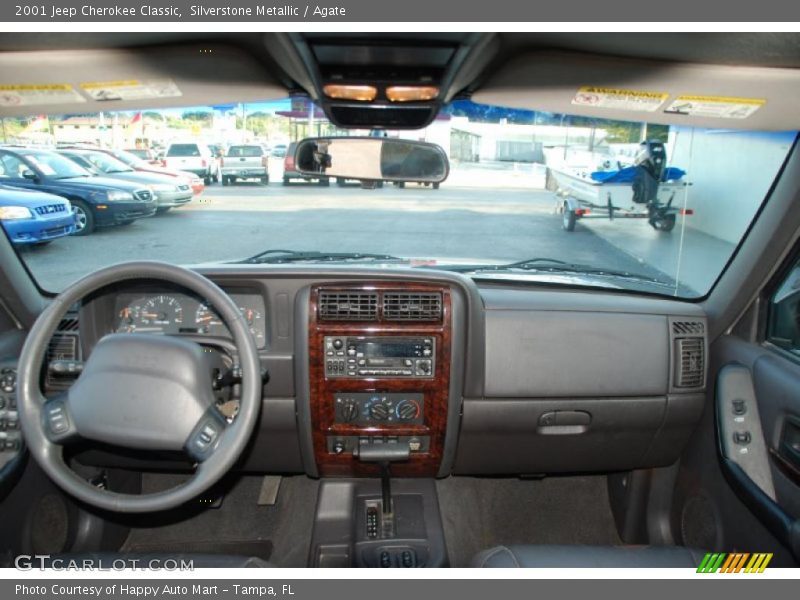 Silverstone Metallic / Agate 2001 Jeep Cherokee Classic