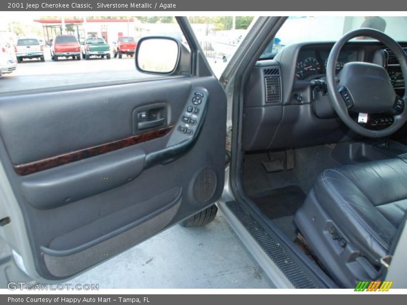 Silverstone Metallic / Agate 2001 Jeep Cherokee Classic