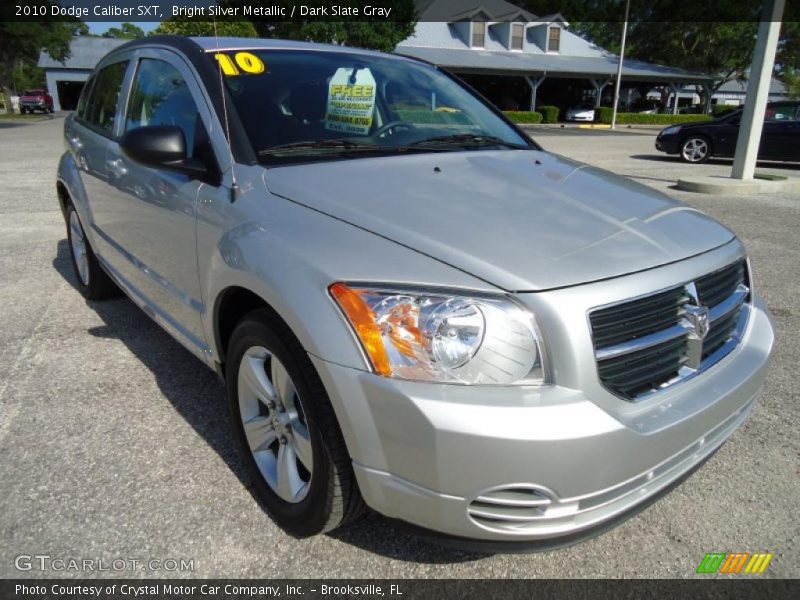 Bright Silver Metallic / Dark Slate Gray 2010 Dodge Caliber SXT