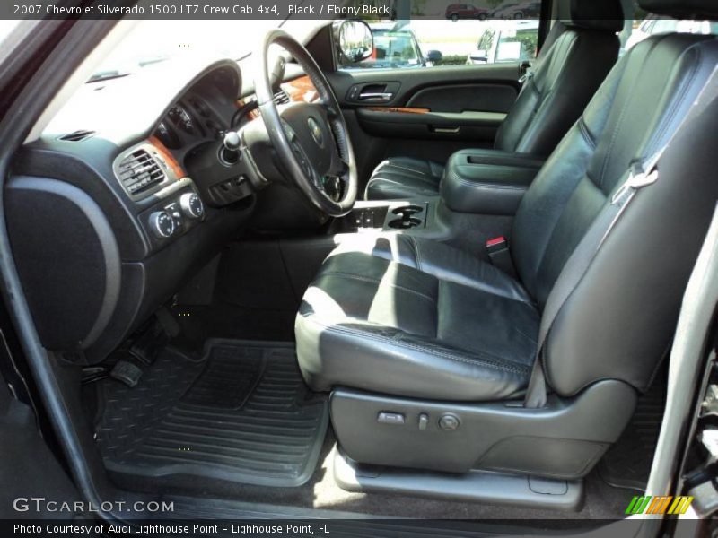  2007 Silverado 1500 LTZ Crew Cab 4x4 Ebony Black Interior