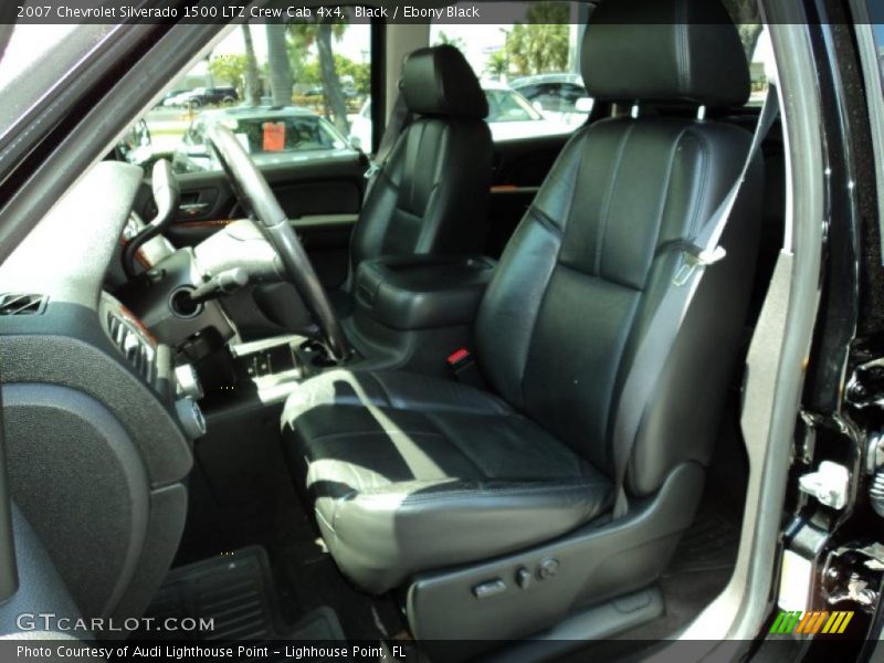  2007 Silverado 1500 LTZ Crew Cab 4x4 Ebony Black Interior