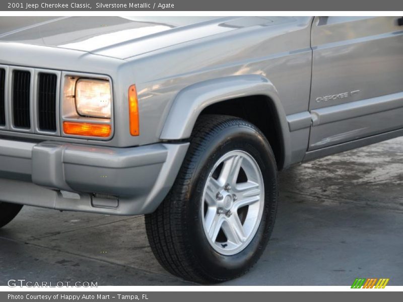 Silverstone Metallic / Agate 2001 Jeep Cherokee Classic