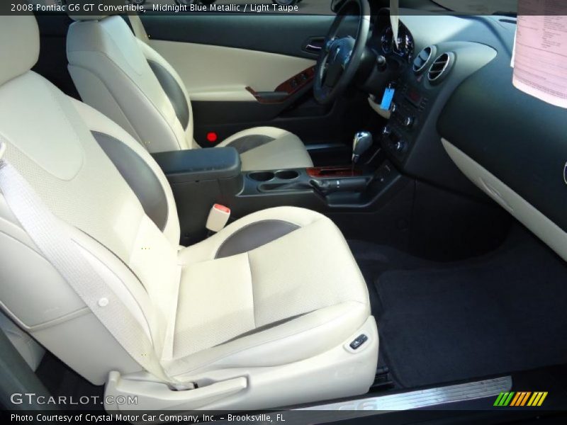 Midnight Blue Metallic / Light Taupe 2008 Pontiac G6 GT Convertible