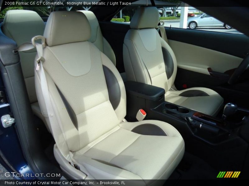 Midnight Blue Metallic / Light Taupe 2008 Pontiac G6 GT Convertible