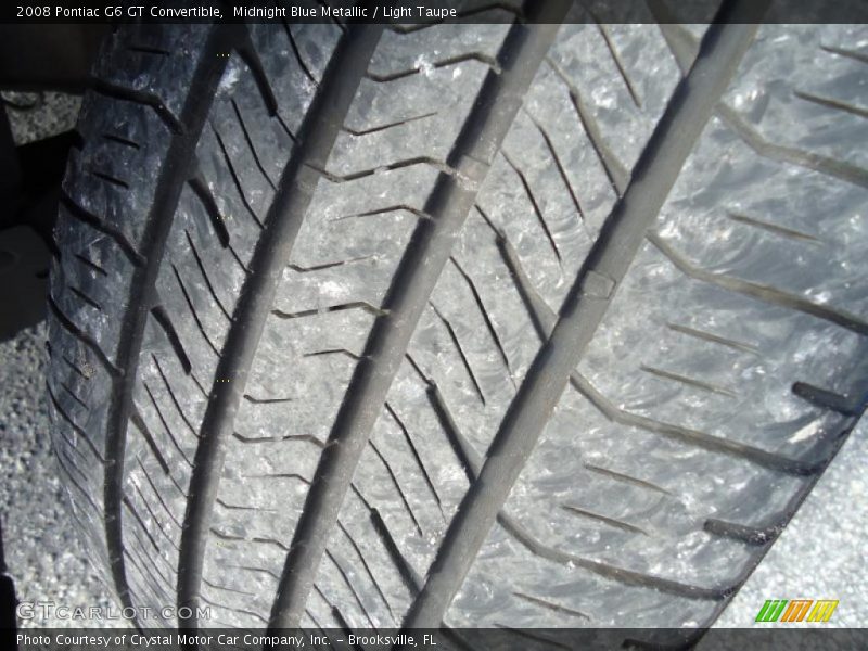Midnight Blue Metallic / Light Taupe 2008 Pontiac G6 GT Convertible