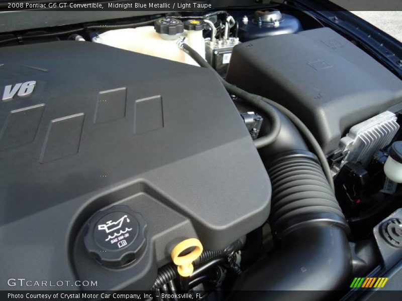Midnight Blue Metallic / Light Taupe 2008 Pontiac G6 GT Convertible