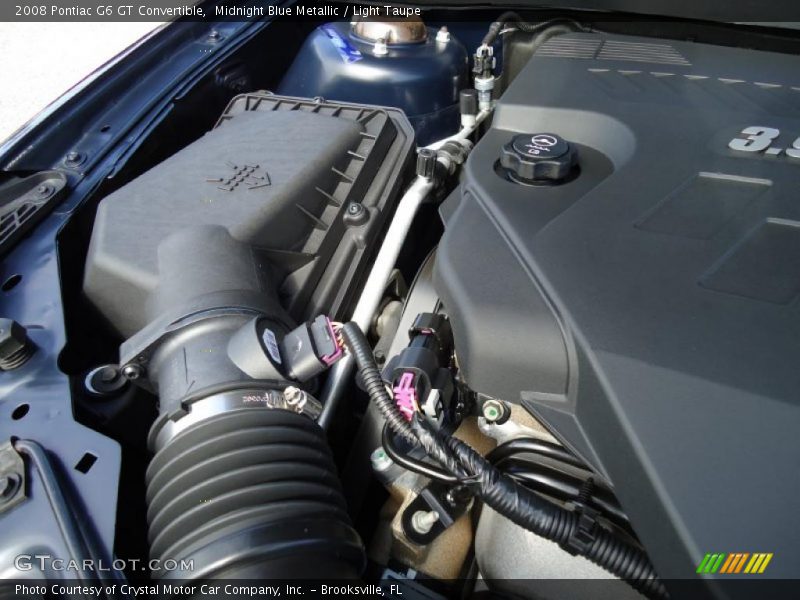 Midnight Blue Metallic / Light Taupe 2008 Pontiac G6 GT Convertible