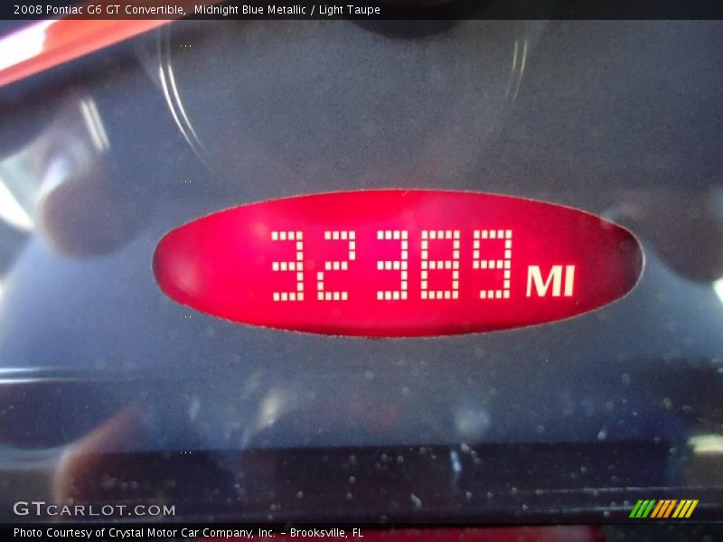 Midnight Blue Metallic / Light Taupe 2008 Pontiac G6 GT Convertible