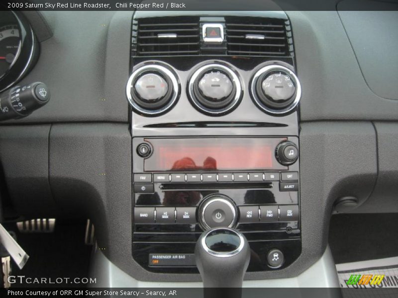 Controls of 2009 Sky Red Line Roadster