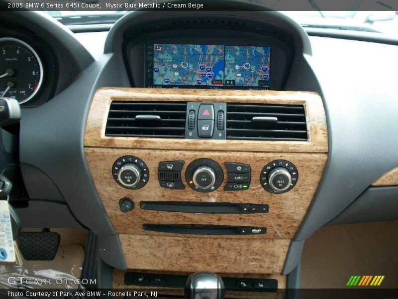 Controls of 2005 6 Series 645i Coupe