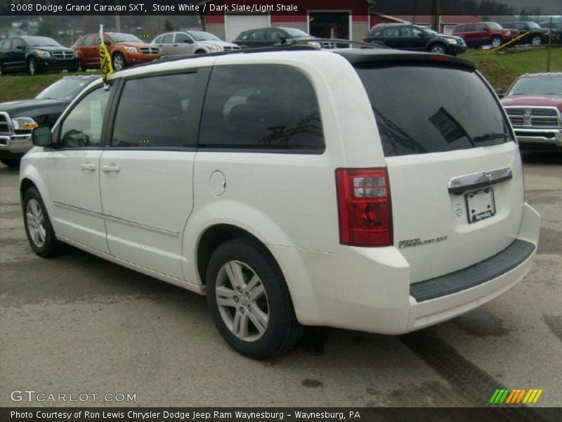 Stone White / Dark Slate/Light Shale 2008 Dodge Grand Caravan SXT