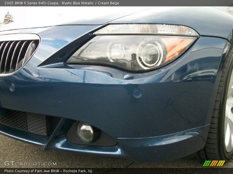 Mystic Blue Metallic / Cream Beige 2005 BMW 6 Series 645i Coupe
