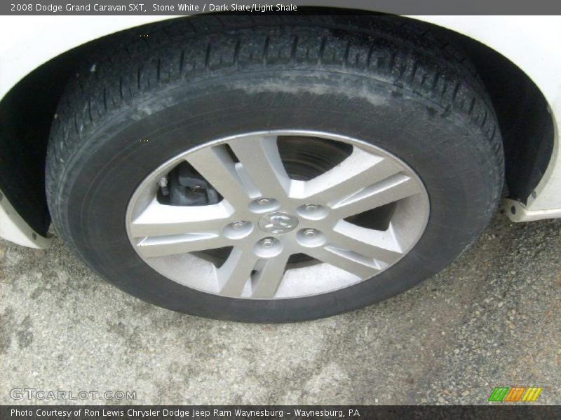Stone White / Dark Slate/Light Shale 2008 Dodge Grand Caravan SXT