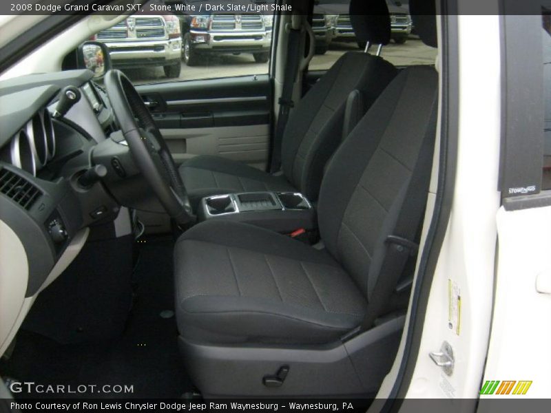 Stone White / Dark Slate/Light Shale 2008 Dodge Grand Caravan SXT