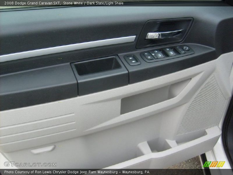 Stone White / Dark Slate/Light Shale 2008 Dodge Grand Caravan SXT