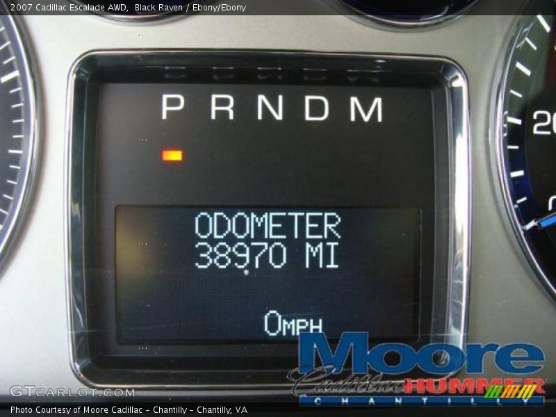 Black Raven / Ebony/Ebony 2007 Cadillac Escalade AWD