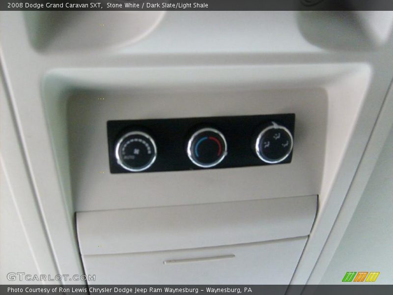 Stone White / Dark Slate/Light Shale 2008 Dodge Grand Caravan SXT