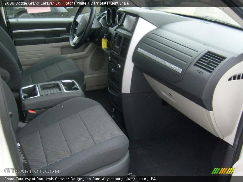 Stone White / Dark Slate/Light Shale 2008 Dodge Grand Caravan SXT