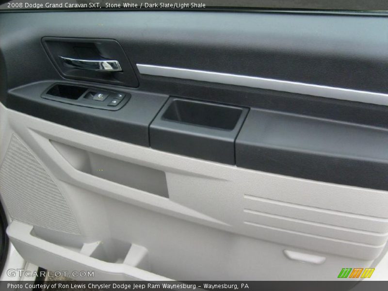 Stone White / Dark Slate/Light Shale 2008 Dodge Grand Caravan SXT