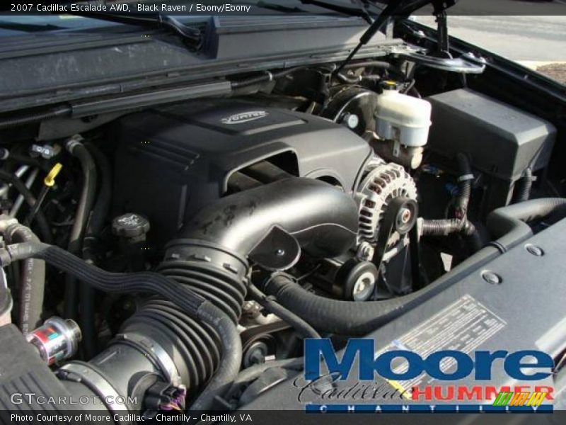 Black Raven / Ebony/Ebony 2007 Cadillac Escalade AWD