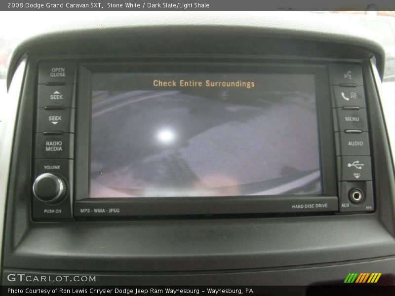 Stone White / Dark Slate/Light Shale 2008 Dodge Grand Caravan SXT