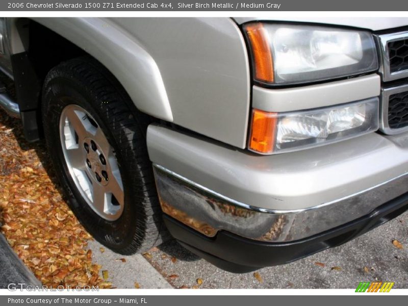 Silver Birch Metallic / Medium Gray 2006 Chevrolet Silverado 1500 Z71 Extended Cab 4x4