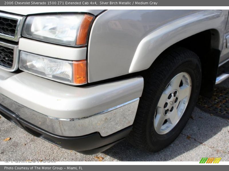 Silver Birch Metallic / Medium Gray 2006 Chevrolet Silverado 1500 Z71 Extended Cab 4x4