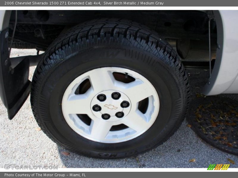 Silver Birch Metallic / Medium Gray 2006 Chevrolet Silverado 1500 Z71 Extended Cab 4x4