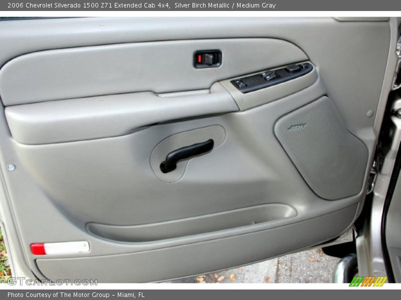 Silver Birch Metallic / Medium Gray 2006 Chevrolet Silverado 1500 Z71 Extended Cab 4x4