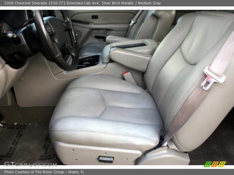 Silver Birch Metallic / Medium Gray 2006 Chevrolet Silverado 1500 Z71 Extended Cab 4x4