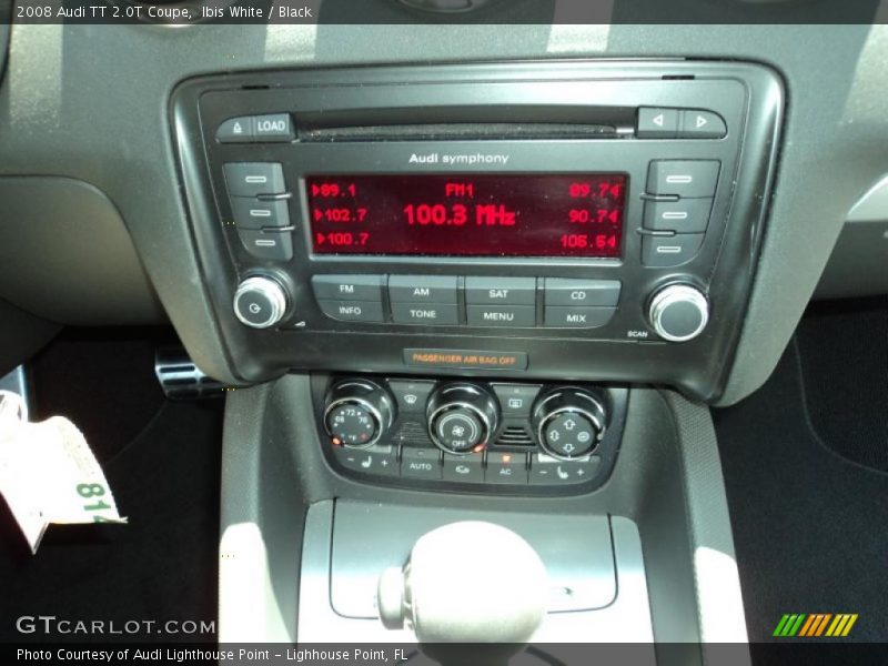 Ibis White / Black 2008 Audi TT 2.0T Coupe