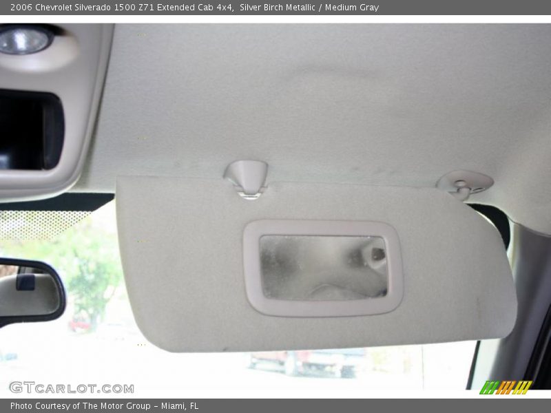 Silver Birch Metallic / Medium Gray 2006 Chevrolet Silverado 1500 Z71 Extended Cab 4x4