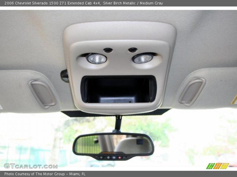 Silver Birch Metallic / Medium Gray 2006 Chevrolet Silverado 1500 Z71 Extended Cab 4x4
