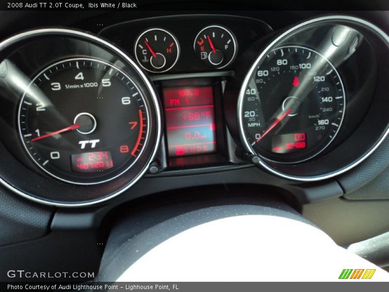 Ibis White / Black 2008 Audi TT 2.0T Coupe