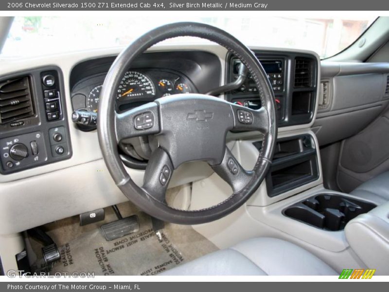Silver Birch Metallic / Medium Gray 2006 Chevrolet Silverado 1500 Z71 Extended Cab 4x4