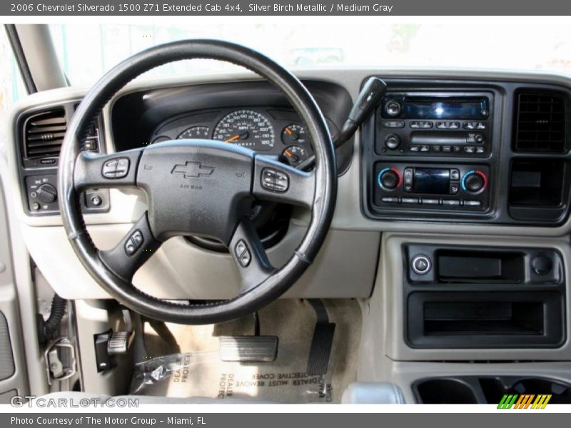 Silver Birch Metallic / Medium Gray 2006 Chevrolet Silverado 1500 Z71 Extended Cab 4x4