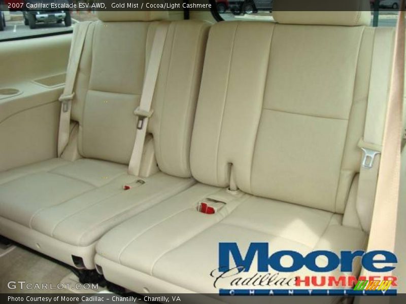 Gold Mist / Cocoa/Light Cashmere 2007 Cadillac Escalade ESV AWD