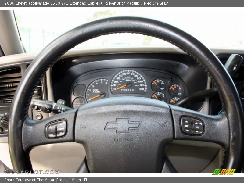 Silver Birch Metallic / Medium Gray 2006 Chevrolet Silverado 1500 Z71 Extended Cab 4x4