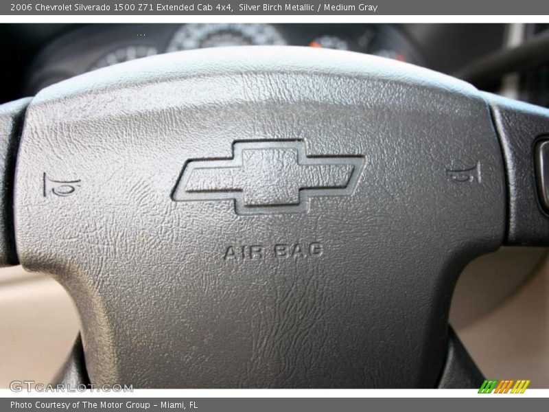 Silver Birch Metallic / Medium Gray 2006 Chevrolet Silverado 1500 Z71 Extended Cab 4x4